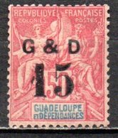 Guadeloupe  47c  * - Unused Stamps
