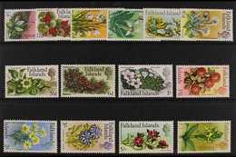 FLOWERS FALKLAND ISLANDS 1968 Complete Set, SG 232/45, Never Hinged Mint, Fresh. (14 Stamps) For More Images, Please Vis - Sin Clasificación