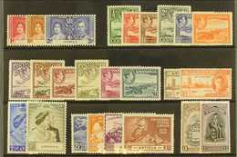 1937-51 COMPLETE KGVI MINT COLLECTION Presented On A Stock Card. A Complete Fine Mint Run From Coronation To BWI Set, SG - Altri & Non Classificati