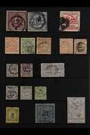VARIOUS STATES - RAILWAY STAMPS 1887-1929 Used Group With (NSW) Parcels Stamps 1891-1918 1d And 1s, 1929 2s, (QUEENSLAND - Otros & Sin Clasificación