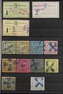 VICTORIA RAILWAY PARCELS STAMPS 1887-1934 Used Collection Which Includes 1887 1d, 2d, And 1s (this With Repair), 1902 1d - Altri & Non Classificati