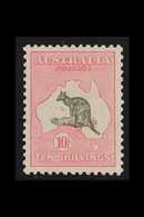 1929-30 10s Grey & Pink Roo, SG 112, Fine Mint, A Few Tiny Grey Colour Marks Probably From The Printing Process, Very Fi - Otros & Sin Clasificación