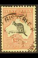 1931-36 £2 Black And Rose Kangaroo, SG 138, Good Used, A Few Shortish Perfs At Top. For More Images, Please Visit Http:/ - Altri & Non Classificati