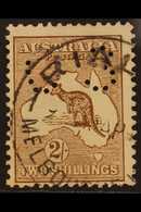 OFFICIAL 1914 2s Brown Kangaroo, Die II, Punctured "O S", SG O26, Good Used With Cds Cancellation. For More Images, Plea - Other & Unclassified