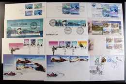 2011-2014 FIRST DAY COVERS All Different, Illustrated Unaddressed Fdc's, Inc 2011 Icebergs Both Sets & M/s, 2011 Centena - Altri & Non Classificati
