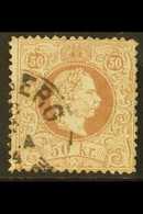 1874-84 50k brown, Fine Printing, perf.12, Mi 41 II D, Small Wrinkle On Corner, Otherwise Fine Used With C.d.s. Postmark - Other & Unclassified