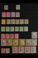 1863-1935 MINT ACCUMULATION Presented On Stock Pages & Includes 1863-77 Perf 12½  6d & CC Wmk 1s, 1884 1d X2 & 6d X2, KE - Altri & Non Classificati