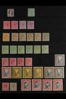 1863-1935 MINT ACCUMULATION Presented On Stock Pages & Includes 1863-77 Perf 12½  6d & CC Wmk 1s, 1884 1d X2 & 6d X2, KE - Other & Unclassified