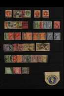 1891 - 1945 OVERPRINTS ON STAMPS OF GREAT BRITAIN Good Used Collection Including 1891 Set, 1897 Set, 1913 Set To 1s Incl - Otros & Sin Clasificación