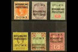 1897 SPECIMENS Set To 6d (less ½d Blue Green) Opt'd "Specimen", SG 59s/65s (less 60s), Very Fine Mint. (6 Stamps) For Mo - Autres & Non Classés
