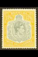 1950 12s6d Grey & Pale Orange Perf 13, Chalky Paper, SG 120e, Never Hinged Mint, For More Images, Please Visit Http://ww - Bermudas