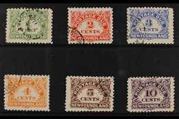 POSTAGE DUES 1939-49 Perf 10 Complete Set, SG D1/6, Fine Used, Fresh & Scarce. (6 Stamps) For More Images, Please Visit  - Otros & Sin Clasificación