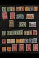 OFFICIALS 1937-1949 KGVI USED COLLECTION Presented On Stock Pages With A Good Representation Of Both Large Perfins (Type - Other & Unclassified