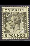 1928 £5 Black / Yellow, SG 117a, Mint With Bright Fresh Appearance. For More Images, Please Visit Http://www.sandafayre. - Autres & Non Classés