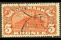 1915 5kr Deep Carmine-red Post Office, Perf 14 X 14½, Watermark Crosses, SG 185, Very Fine Used. For More Images, Please - Andere & Zonder Classificatie