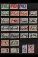 1937-64 FINE MINT COLLECTION Presented On A Pair Of Stock Pages That Includes 1938-50 Pictorial Definitive Set To 2s6d,  - Falklandinseln