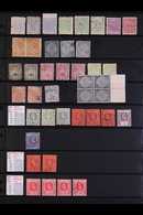 1878-1999 MINT & USED COLLECTION Arranged In Order On Stock Pages, We See Range Of Mostly Used QV Issues, Note 1s Pair,  - Fidschi-Inseln (...-1970)