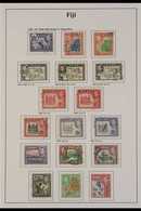 1938-55 KGVI FINE USED COLLECTION. A Neatly Presented Fine Used Collection That Includes The 1938-55 Pictorial Definitiv - Fiji (...-1970)