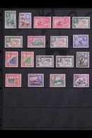 1938-55 King George VI Pictorial Definitives Perf'd "SPECIMEN" Set Complete, SG 249s/266s, Very Fine Mint. Rarely Encoun - Fiji (...-1970)