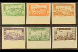 LEBANON 1943 Air Second Anniv Of Independence Anniv Complete IMPERF Set (Yvert 85/90, SG 269/74), Never Hinged Mint Matc - Otros & Sin Clasificación