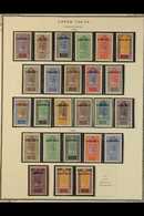 UPPER VOLTA 1920-1931 ALL DIFFERENT MIN T COLLECTION Presented In Mounts On Dedicated Album Pages, Much Is Never Hinged  - Other & Unclassified