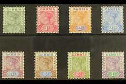 1898-1902 QV Definitives Complete Set, SG 37/44, Very Fine Mint. (8 Stamps) For More Images, Please Visit Http://www.san - Gambie (...-1964)