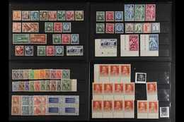 1945-1949 NEVER HINGED MINT EX DEALERS STOCK. A Useful Nhm Range Presented On Stock Cards That Includes GENERAL ISSUES 1 - Altri & Non Classificati