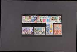 1960-62 Definitives Complete Set, SG 160/73, Never Hinged Mint. (14 Stamps) For More Images, Please Visit Http://www.san - Gibraltar