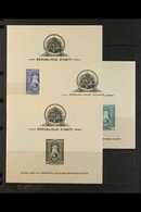 1942 Madonna All Perf & Imperf Mini-sheets, Scott C19/21 & C19a/21a (SG MS357 & MS357var), Never Hinged Mint. (6 M/S's)  - Haïti