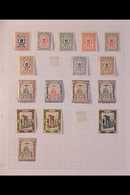 1880's-1950's INTERESTING RANGES On Stock Cards & Various Leaves from Old Collections, Mint & Used Stamps With Light Dup - Irán