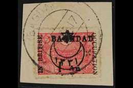 BAGHDAD - BRITISH OCCUPATION 1917 1a On 20pa Rose Opt'd Six-pointed Star & Date Within Crescent, SG 14, Very Fine Used T - Iraq