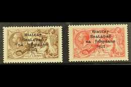 1922 Dollard 2s6d Reddish Brown And 5s Rose Carmine Seahorses, SG 18/19, Fine Mint (2 Stamps) For More Images, Please Vi - Other & Unclassified