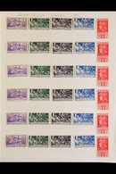 DODECANESE ISLANDS 1930 Ferruci (Postage) Overprinted Sets Of Five Almost Complete Mint For All 13 Islands, Only Missing - Altri & Non Classificati