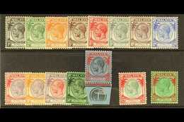 1936-37 Complete Set, SG 260/274, Fine Mint. (15 Stamps) For More Images, Please Visit Http://www.sandafayre.com/itemdet - Straits Settlements