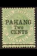 PAHANG 1891 2c On 24c Green, SG 9, Very Fine And Fresh Mint. Scarce And Lovely Stamp. For More Images, Please Visit Http - Sonstige & Ohne Zuordnung