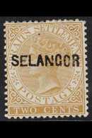 SELANGOR 1881 2c Brown, Wmk CC, Overprinted, SG 6, "SEL And N Wide", Fresh Mint. For More Images, Please Visit Http://ww - Altri & Non Classificati