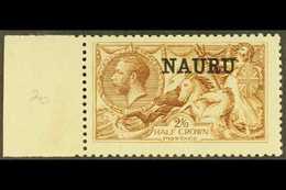 1916-22 2s6d Yellow-brown Seahorse, De La Rue Printing, SG 20, Never Hinged Mint. For More Images, Please Visit Http://w - Nauru