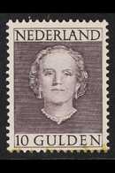 1949 10g Slate-violet Juliana Definitive Top Value, SG 701, Never Hinged Mint, Some Staining At Foot Near Bottom Perfs.  - Sonstige & Ohne Zuordnung