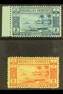 FRENCH 1938 2f Blue On Pale Green & 5f Red On Yellow, SG F62/63, Very Fine Mint, Fresh. (2 Stamps) For More Images, Plea - Other & Unclassified