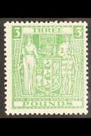 POSTAL FISCAL 1931-35. £3 Green "Arms", SG F164, Fine Mint For More Images, Please Visit Http://www.sandafayre.com/itemd - Other & Unclassified