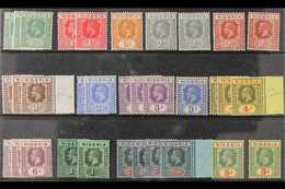 1921-32 A Comprehensive Script Wmk Selection With The Set Of All Values To 5s SG 15/28, Plus Additional Shades And Die C - Nigeria (...-1960)