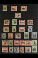 1916-18 MINT RED CROSS COLLECTION Presented On A Stock Page That Includes 1916 Cross In Vermillion 2c, 3c & 5c, Cross In - Bornéo Du Nord (...-1963)