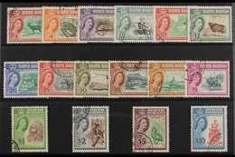 1961 Pictorial Definitive Complete Set, SG 391/406, Fine Used (16 Stamps) For More Images, Please Visit Http://www.sanda - Borneo Septentrional (...-1963)