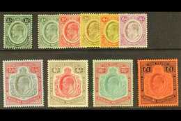 1908-11 Complete Set To £1, SG 72/81, Very Fine Mint. (10 Stamps) For More Images, Please Visit Http://www.sandafayre.co - Nyasaland (1907-1953)