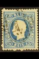 1867 120r Blue, Curved Label, Perf 12½, SG 64, Very Fine Used. For More Images, Please Visit Http://www.sandafayre.com/i - Other & Unclassified