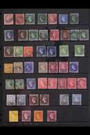 1861-1935 ATTRACTIVE USED COLLECTION. With Strong QV Including 1861 6d Deep Yellow-green, 1862-68 (perf 11 To 12½) Set T - St.Vincent (...-1979)