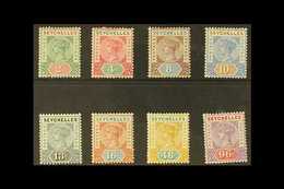 1890 Complete Die I Set, SG 1/8, Fine Mint. (8 Stamps) For More Images, Please Visit Http://www.sandafayre.com/itemdetai - Seychelles (...-1976)