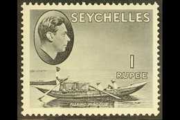 1938-49 1r Grey-black Chalky Paper, SG 146a, Never Hinged Mint For More Images, Please Visit Http://www.sandafayre.com/i - Seychelles (...-1976)