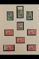 1938-55 Pictorial Definitives Collection Consisting Of A Complete Mint & A Complete Fine Used Set, SG 249/266b (44 Stamp - Unclassified