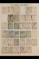 NEW REPUBLIC TREMENDOUS COLLECTION ON "IMPERIAL" ALBUM PAGE Of Chiefly Used Stamps With Only A Few Empty Spaces, Include - Non Classificati